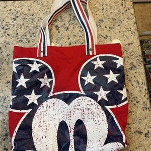 Mickey Mouse Patriotic Tote Bag